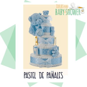 Pastel de Pañales para baby Shower-min